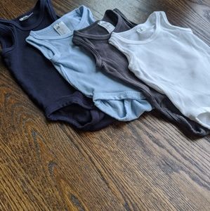 H&M Ribbed Tanks 2-4mo